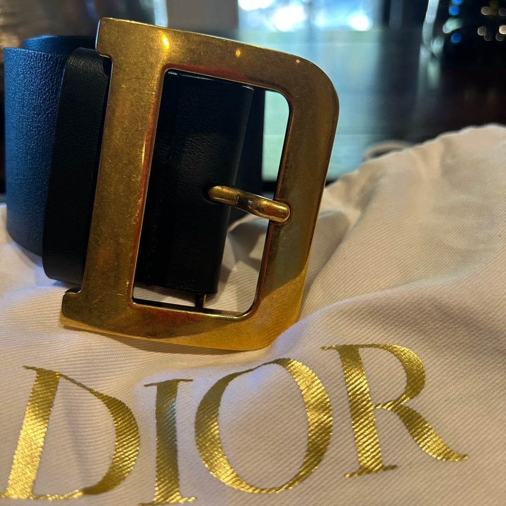 DIOR diorquake belt size 80